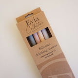 Reusable Silicone Straws - Sherbet (Pack of 4)