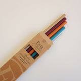 Reusable Silicone Straws - Sunset (Pack of 4)