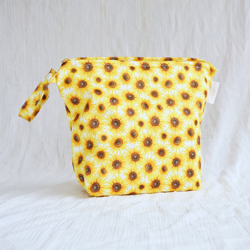 Small Wet Bag - Sunflower
