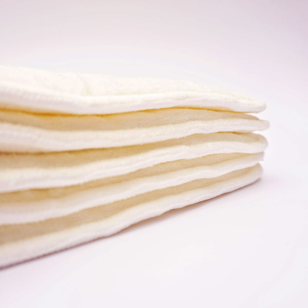 Reusable Bamboo Terry Nappy Inserts (Pack of 10)
