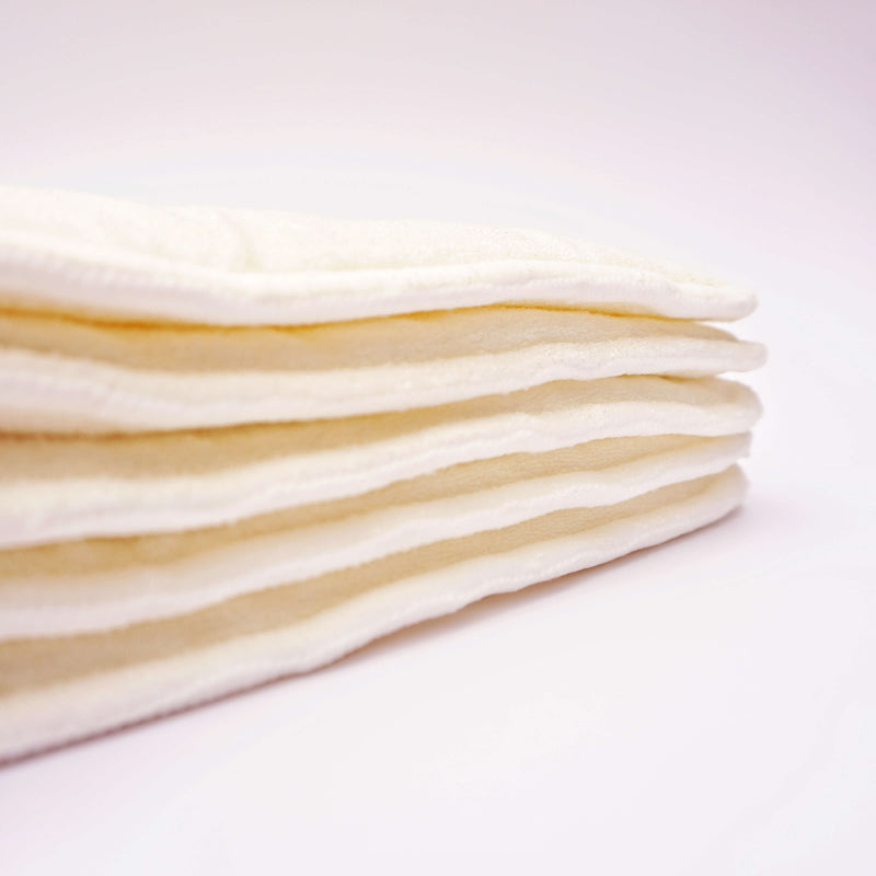 Reusable Bamboo Terry Nappy Inserts (Pack of 10)